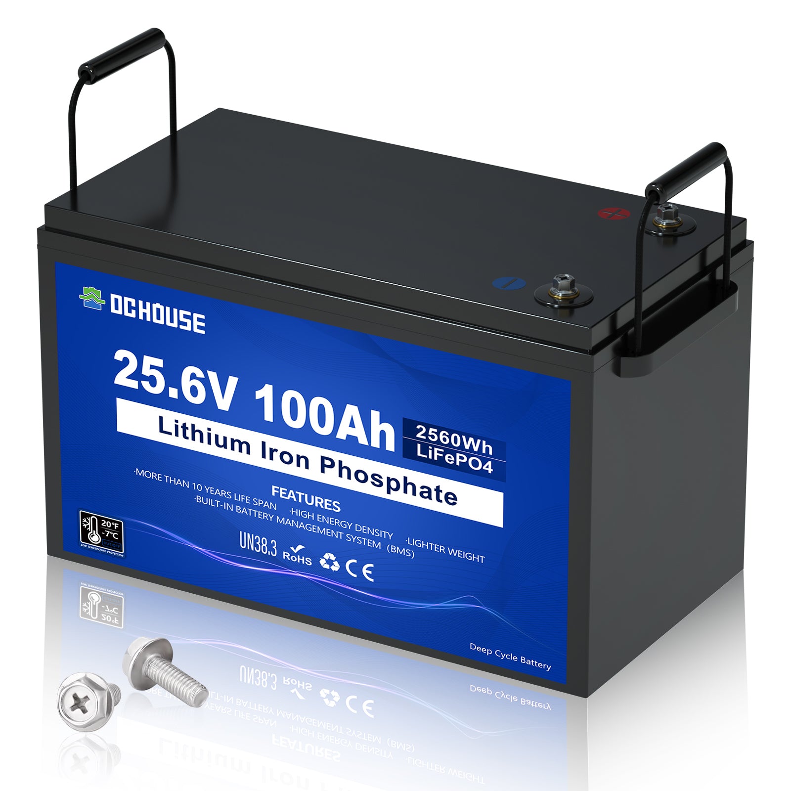 24V 100Ah Deep Cycle LiFePO4 Lithium Battery